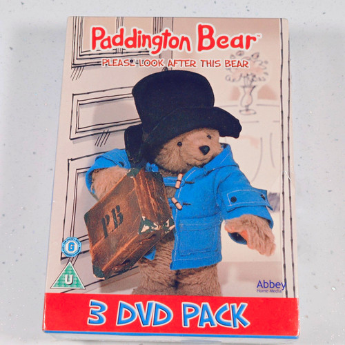 Paddington bear disc - bear, box