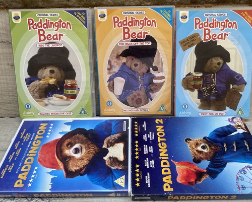 Paddington bear dvds - 5,
